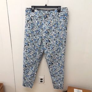 Colorful flowers pants size 1× 16W 18W